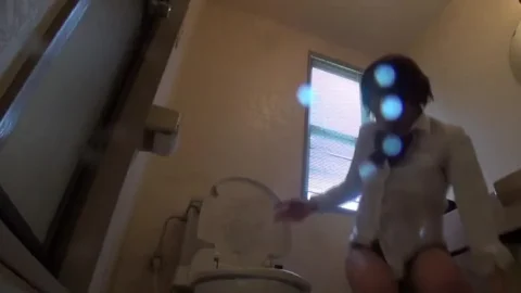 RAM-090 女子校生失禁トイレオナニー盗撮　4 放尿 個室・トイレオナニー Piss in Toilet