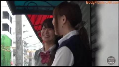 DJTN-01 隠撮　女学生飛ばし合いっこ野ション　1その他女子校生 シャリラ その他盗撮 Outdoor Peeing