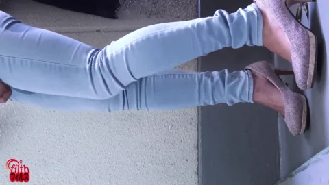 SL-482 オシッコでデニムパンツ Denim Pants in Peeing HD