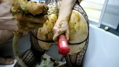 WCwife – public sewer pipe Part 2 of 3 2020, ScatShop, eating, hot, eat shit, 1080p